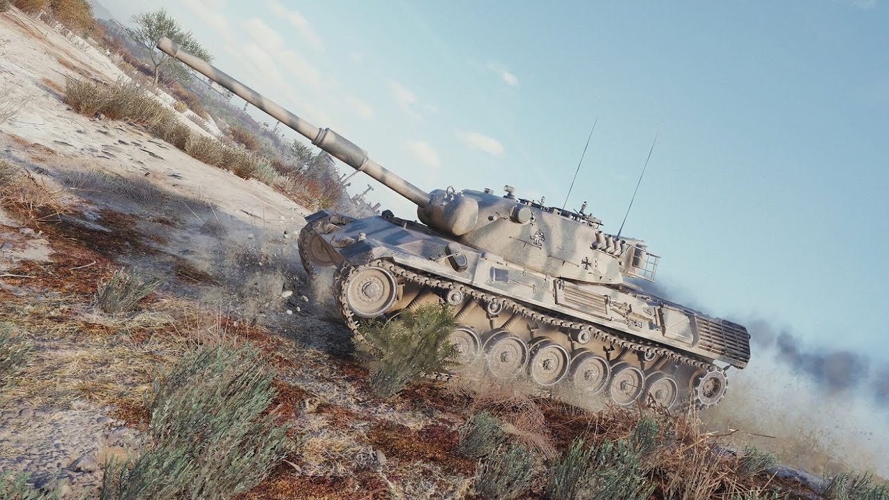 Leopard 1 - 7,1k Damage WoT Console - World of Tanks Console