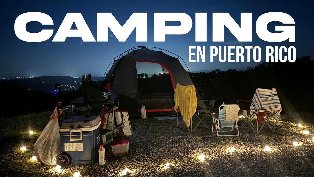 Este es el MEJOR LUGAR para ACAMPAR en Puerto Rico 🇵🇷