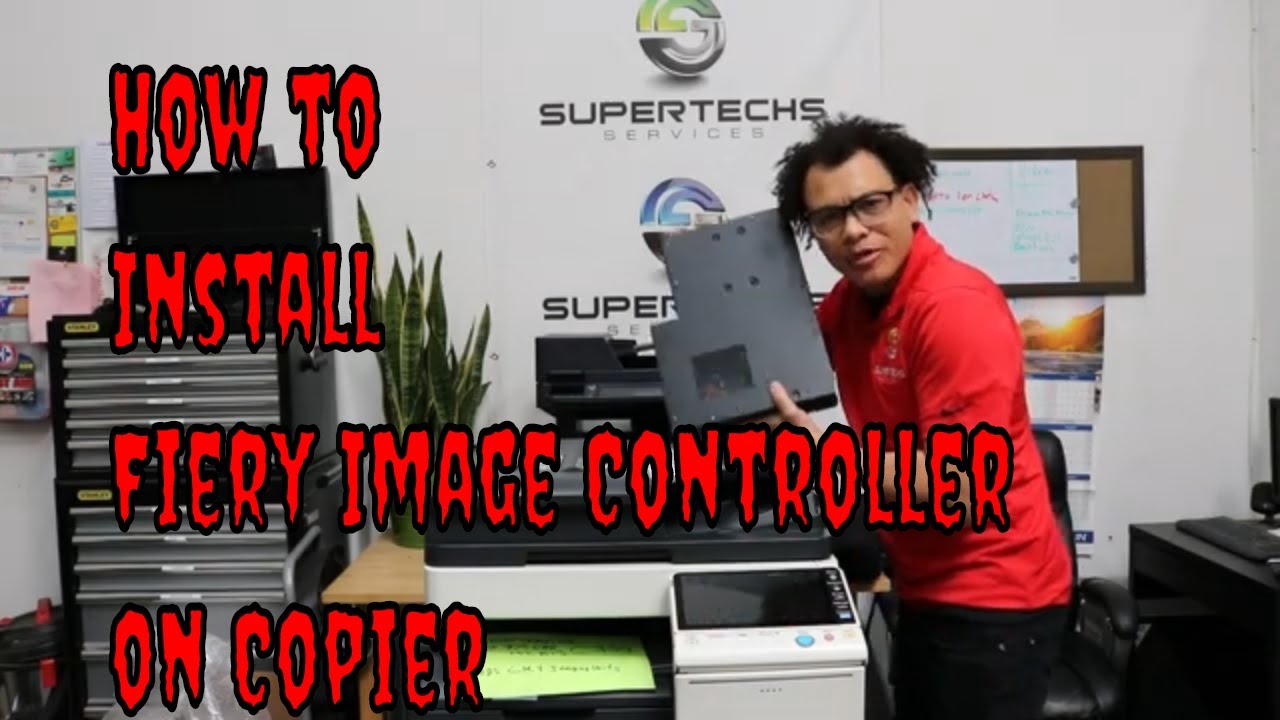 How to install Fiery image controller on a Copier!!!