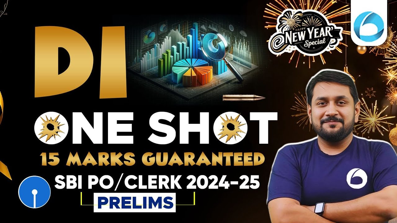 SBI PO/CLERK 2024-25 PRELIMS | DATA INTERPRETATION ONE SHOT CLASS | BY PRABAL SIR