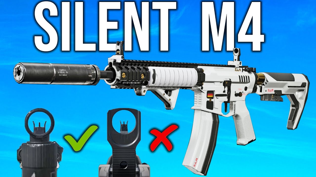 I SILENCED my Warzone M4 Loadout (Best Iron Sight)
