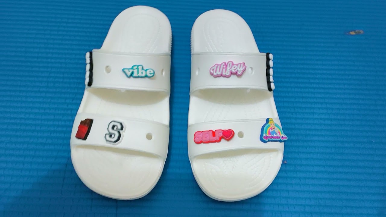 Crocs | Classic Sandal | White | Jibbitz (4 + 2)