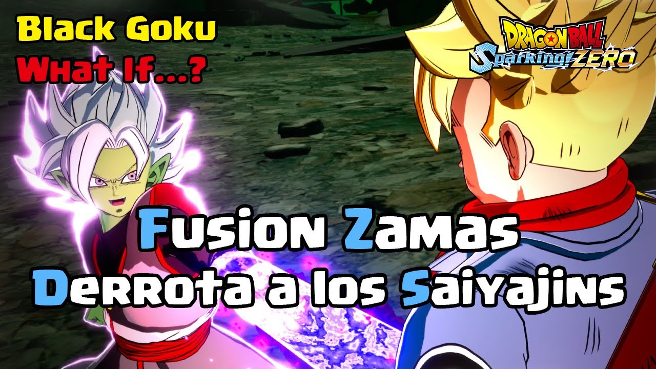Zamas Fusionado Derrota A Trunks, Vegeta & Goku | Dragon Ball Sparking Zero