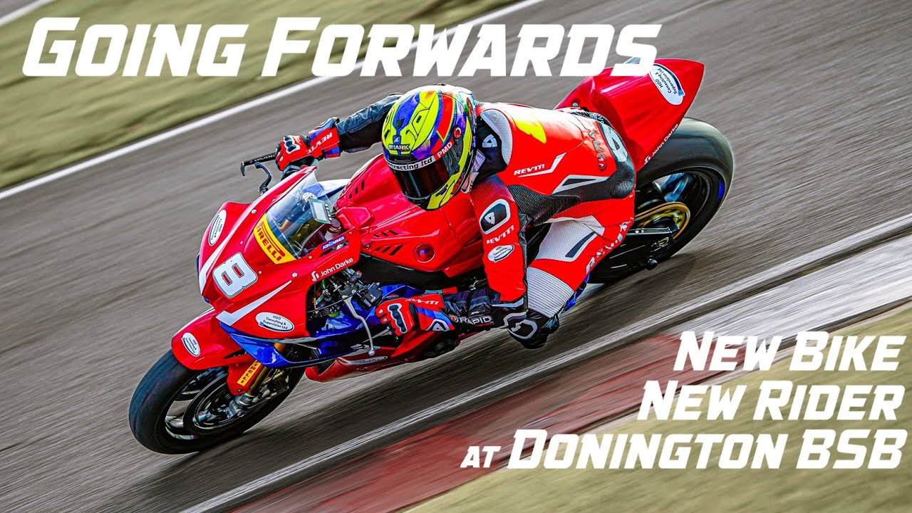 Going Forwards. New bike and new rider for the Rapid Honda Squad at Donington BSB. Ash Barnes