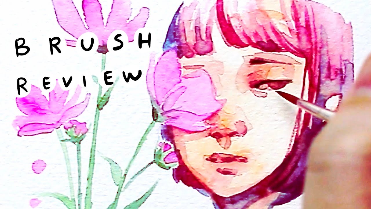 Winsor & Newton series 7 brush review + painting demo