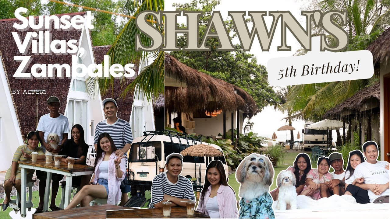 VLOG#5 Shawn's 5th Birthday @ Sunset Villas Zambales | Shawn's 1st Time Swimming | Chimken Encounter
