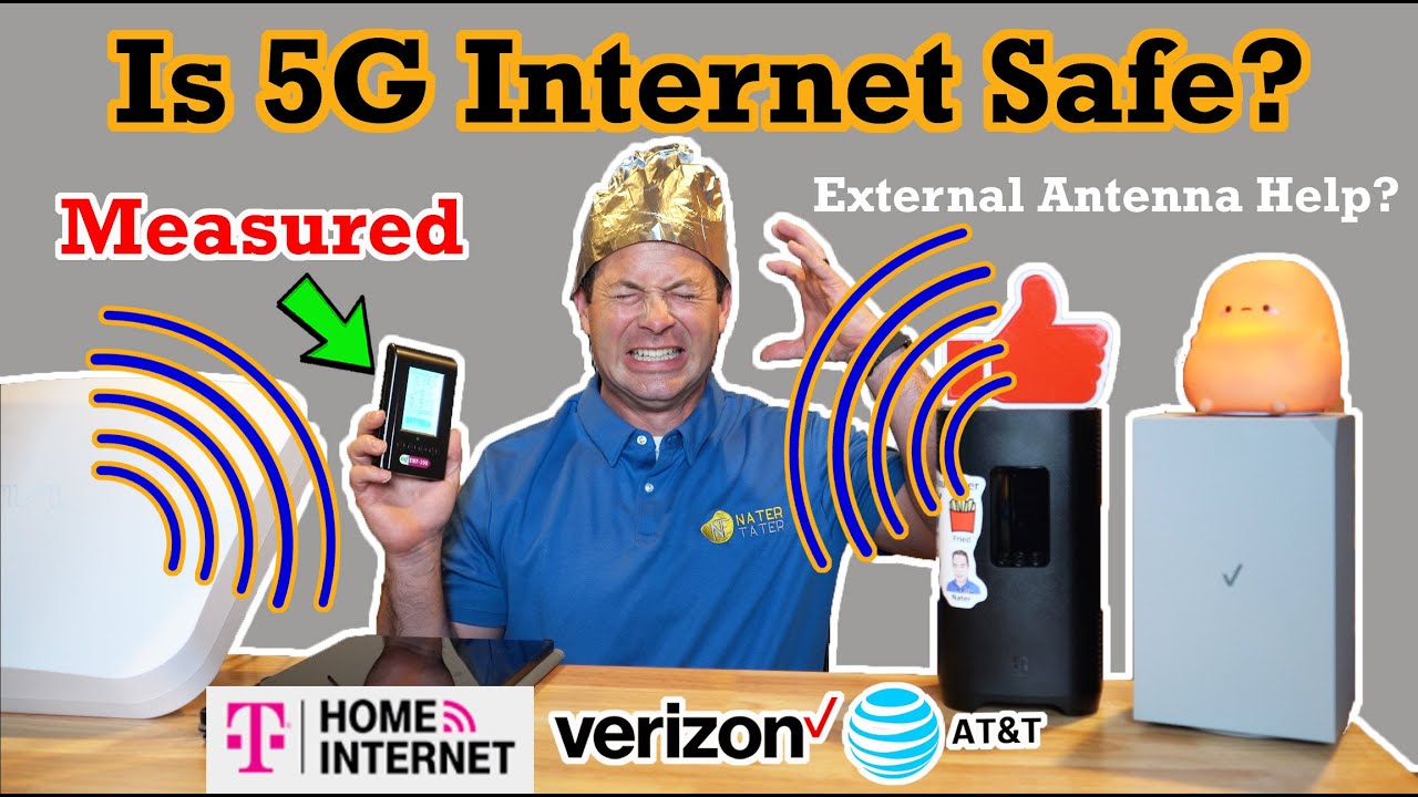 ✅ Is 5G Home Internet Safe In Your House? RF Radiation Tested - AT&T Verizon T-Mobile