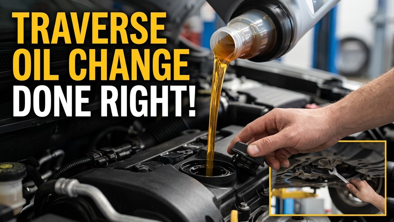 2013 - 2017 Chevy Traverse How to Oil Change