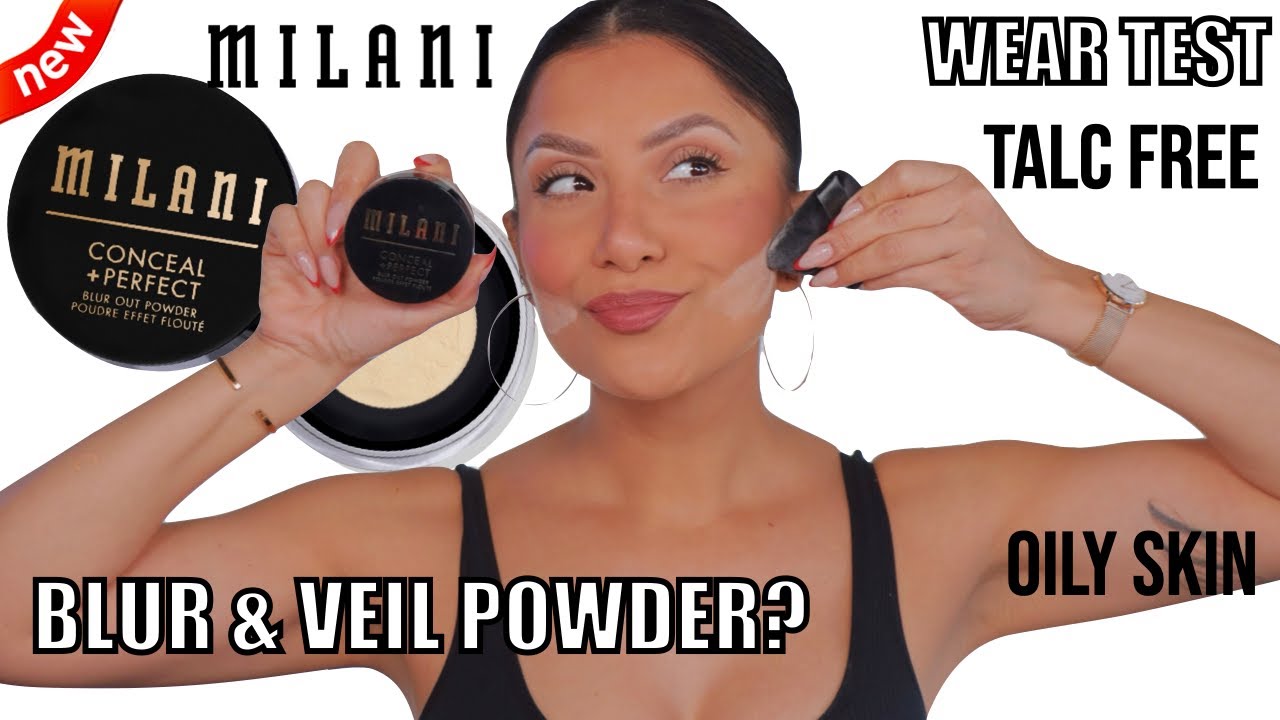 *new* MILANI CONCEAL + PERFECT BLUR OUT POWDER + ALL DAY WEAR *oily skin* | MagdalineJanet