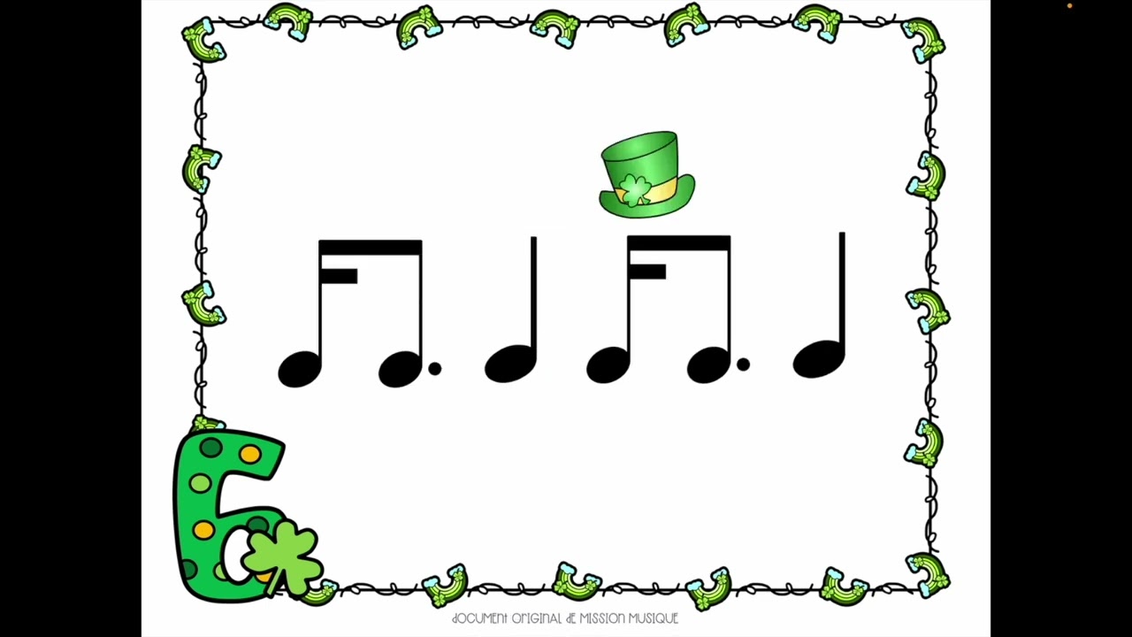 Rythme St-Patrick niveau 6