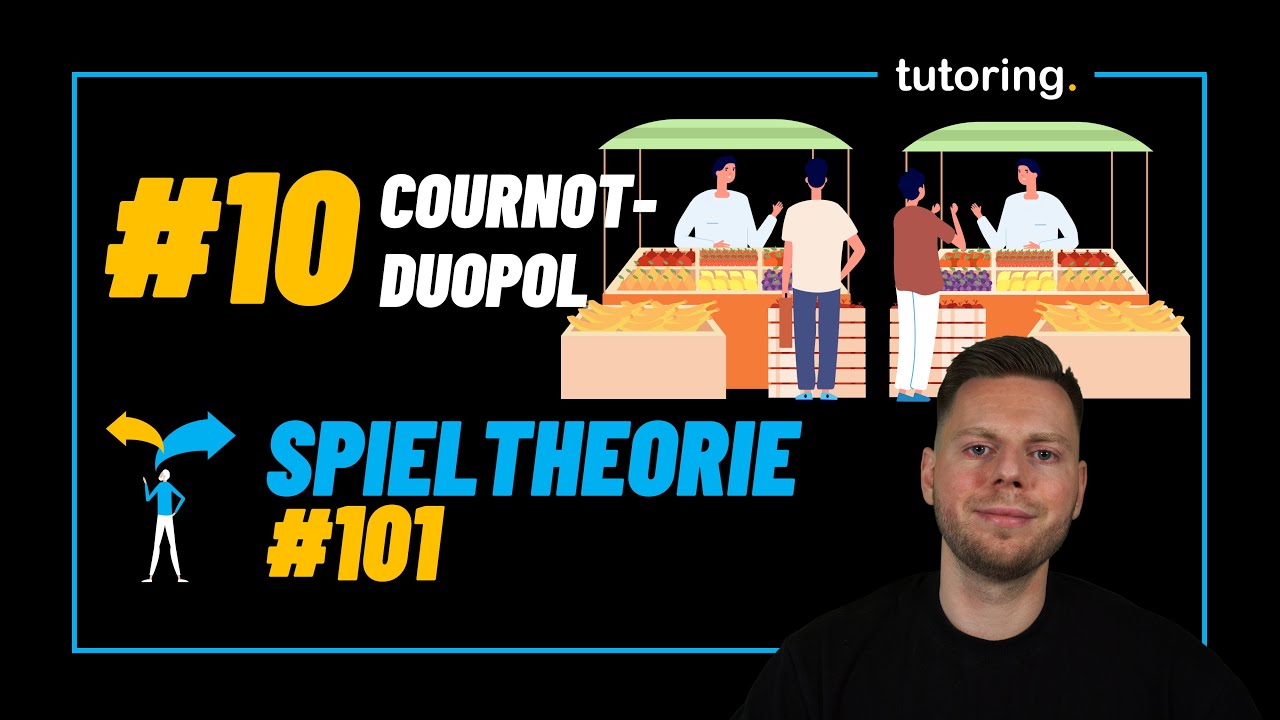 Cournot-Duopol | Reaktionsfunktion & Nash-Gleichgewicht berechnen | Spieltheorie #101