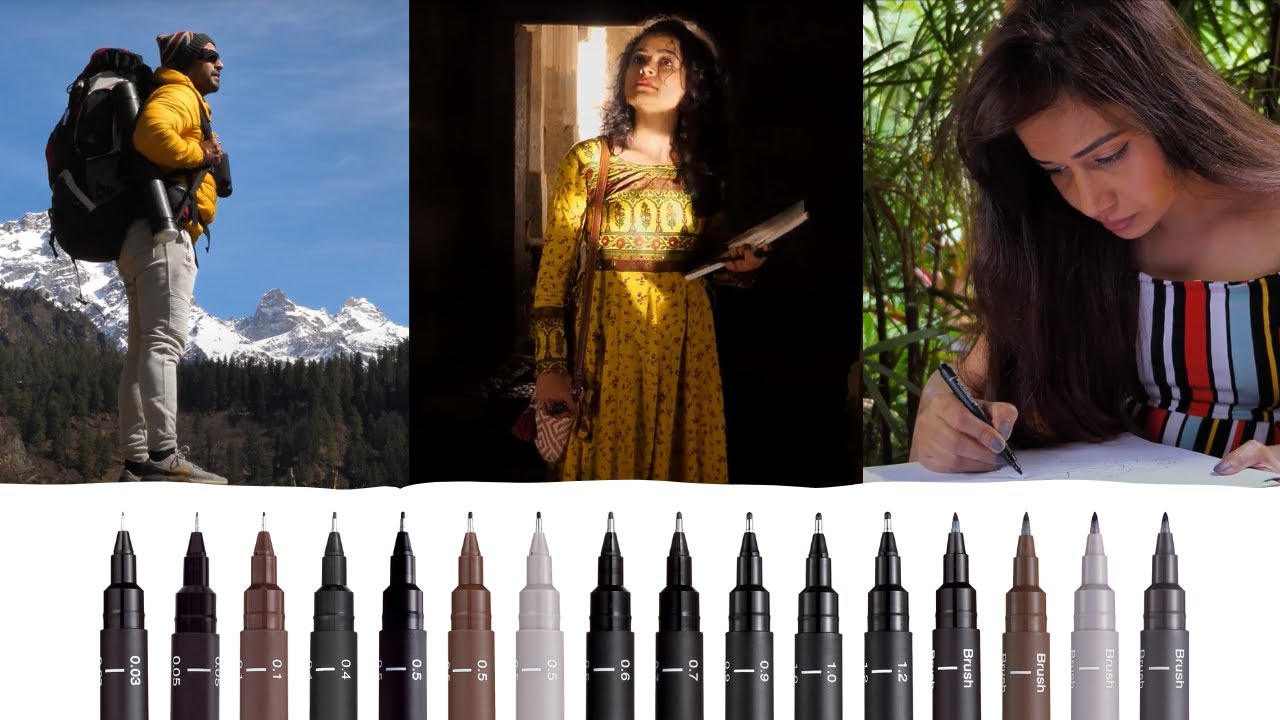 Uni Pin 200 Fine Liners | Look into the fine details of the universe | Digital Film