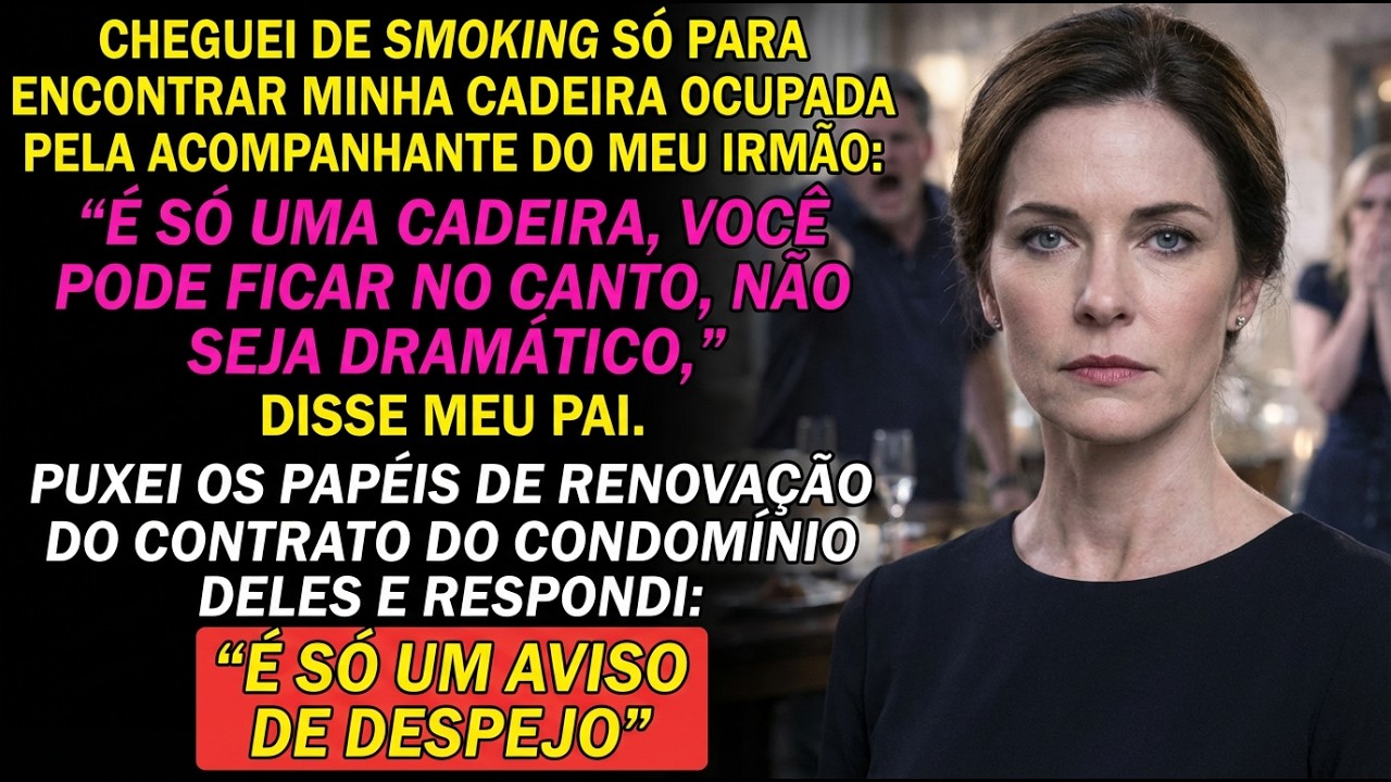Meus pais zombaram: “É só uma cadeira, você pode ficar em pé!” — tirei o contrato.