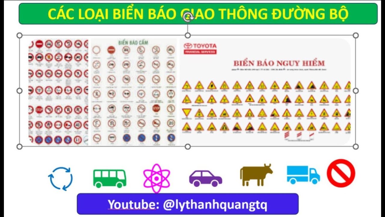 Lý thuyết lái xe - Các biển báo - Nhóm 1 Biển báo cấm