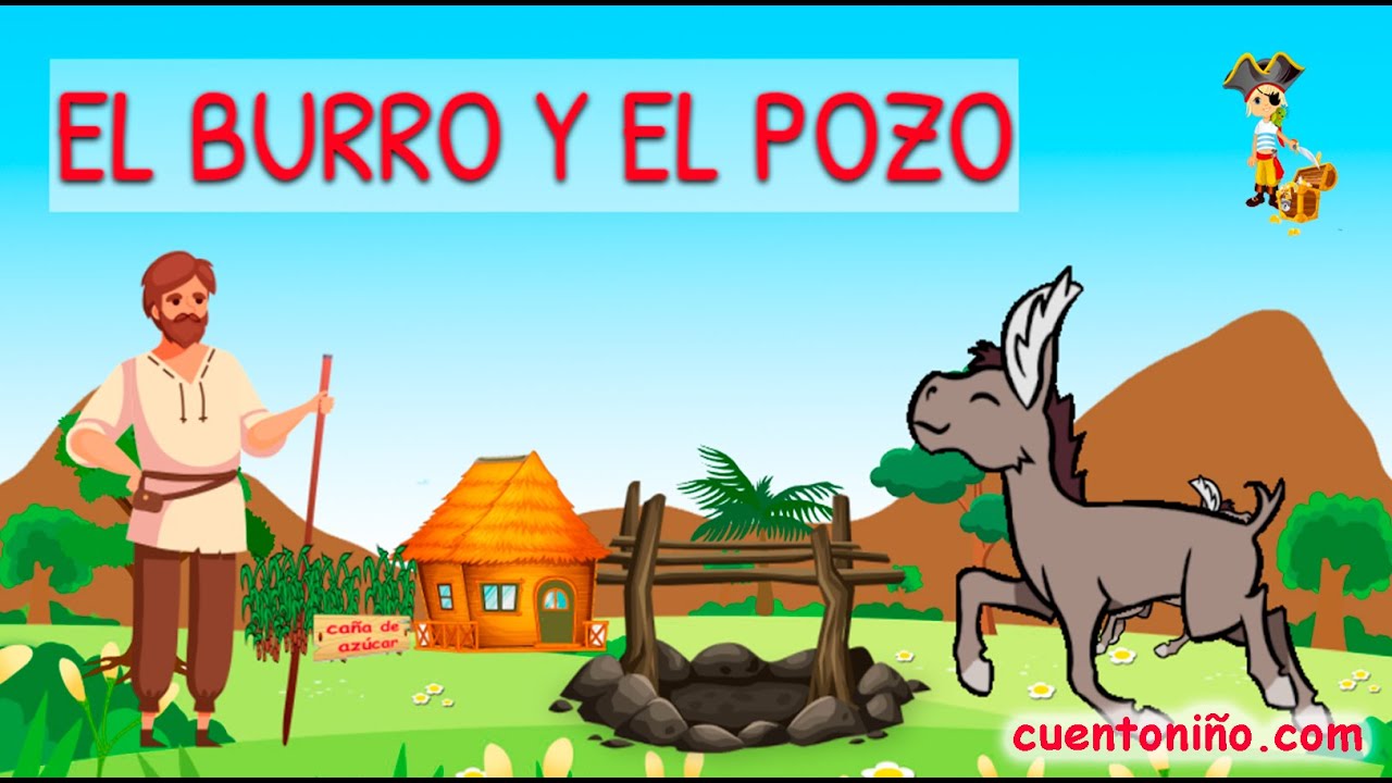 EL BURRO🌝 Y EL POZO 【cuentos CORTOS 💖 con VALORES】