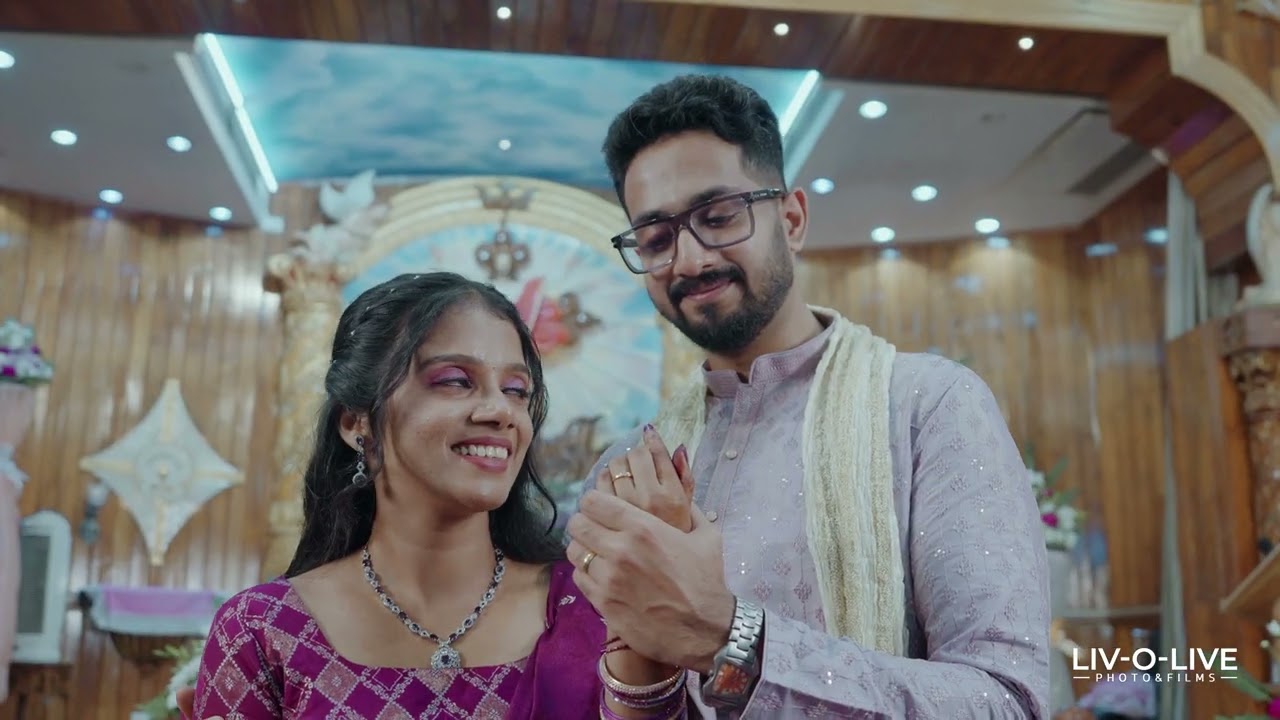 ANTONY & LEKHA ENGAGEMENT HIGHLIGHT || Livolive Photos and Films 
