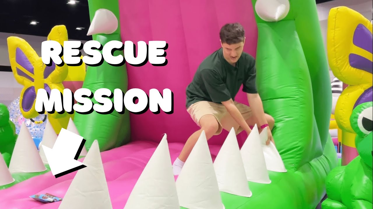 Snack Rescue Mission in Thai Inflatable Playground