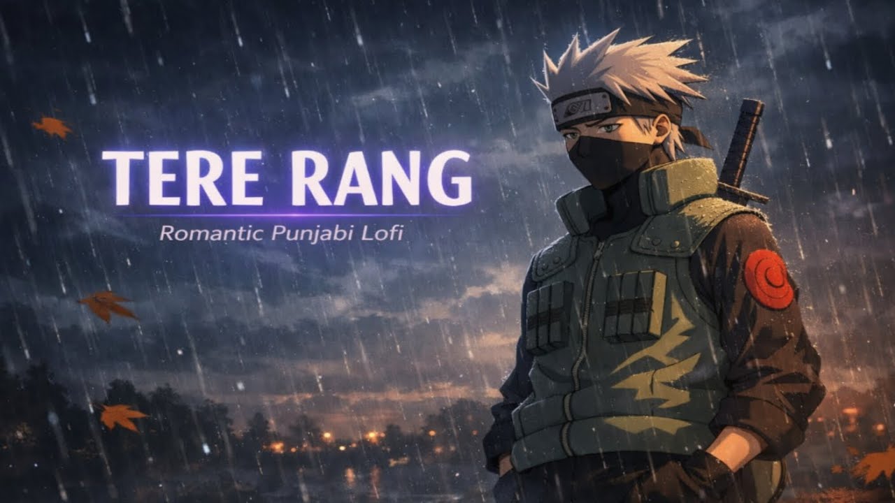 Tere Rang 🌙 | Punjabi Lofi Love Song | Night Peace Mood