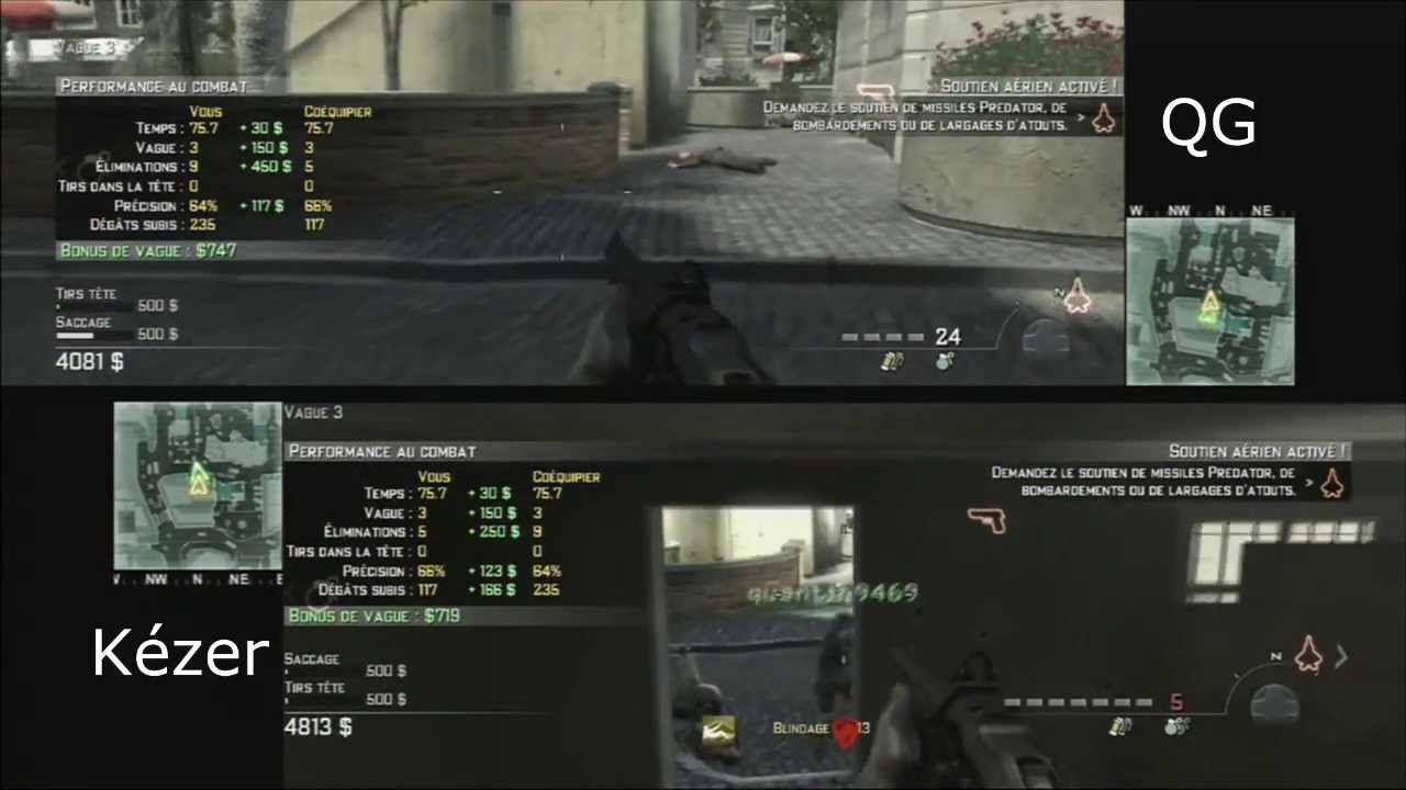 MW3 FR HD Survie ecran scindé sur Resistance (commentary à 2)