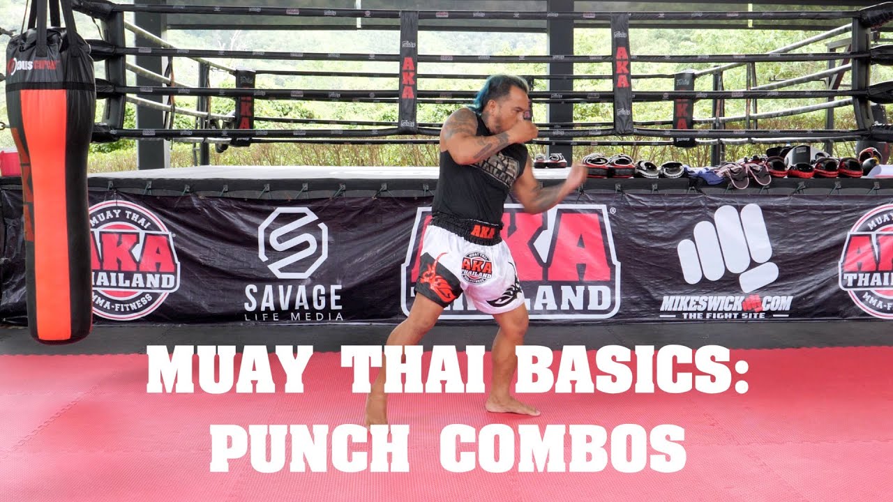 Muay Thai Basics: Punch Combos - AKA Techniques