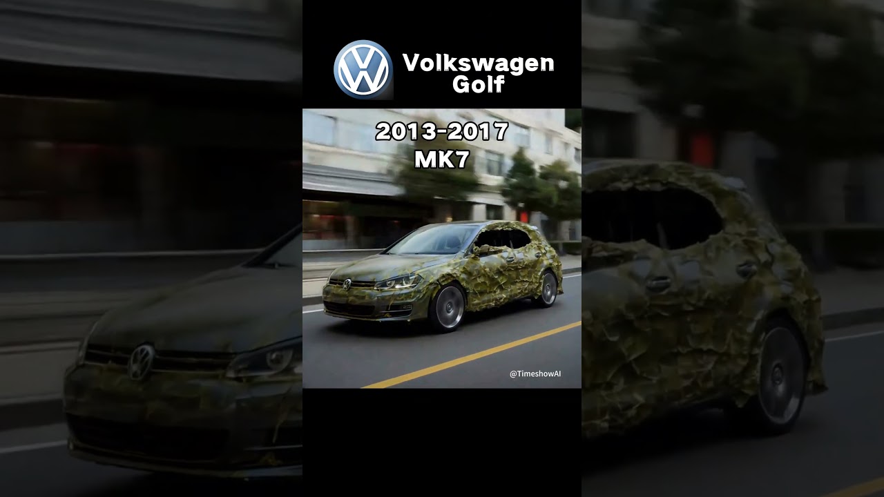 A brief history of the evolution of the Volkswagen Golf (1974-2014)#Volkswagen #golf #car #cars