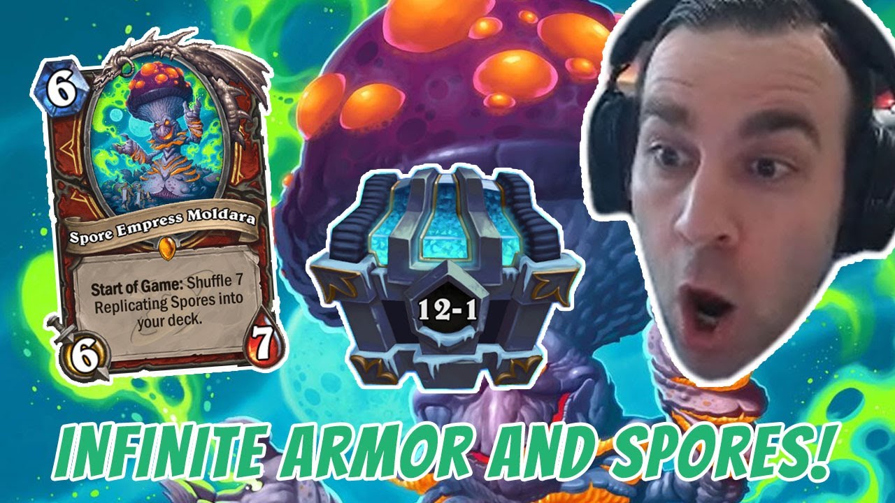 Spores and INFINITE Armor Warrior Run! - Hearthstone Arena