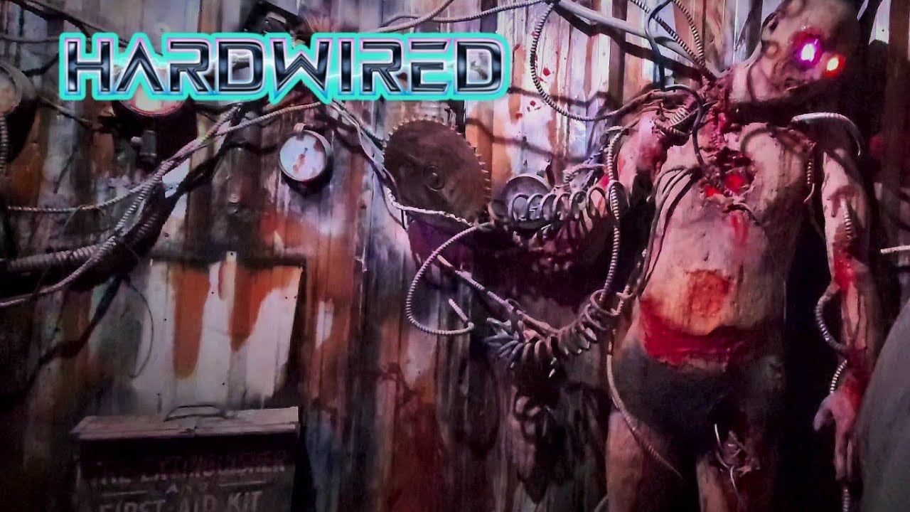 HARDWIRED - haunted house walkthrough at Woods of Terror - Greensboro, NC