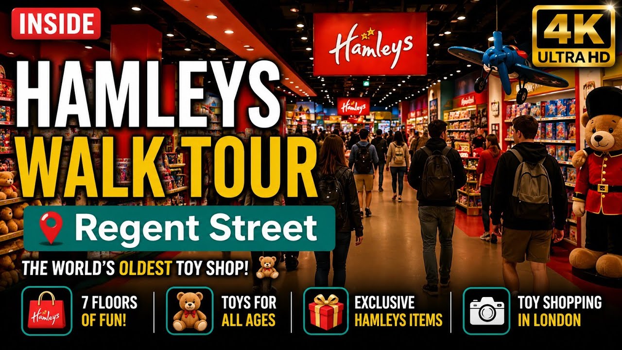 Hamleys London Walk Tour 2025 | Regent Street Flagship | Toy Shopping London