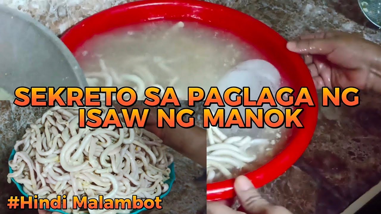SIKRETO KUNG PAANO MAGLAGA NG ISAW NG MANOK(Isa pa sa aking paraan)Hindi malambot