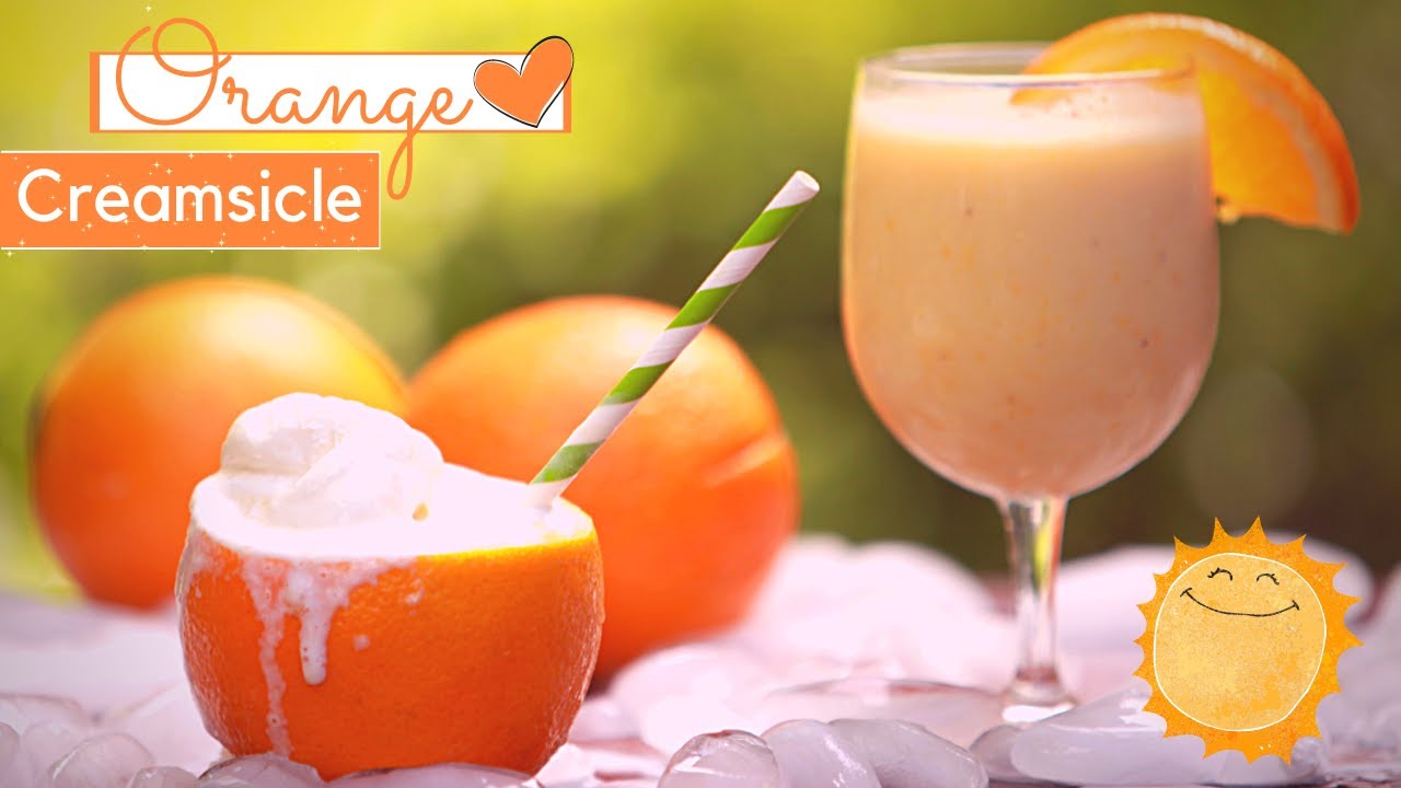 Orange Creamsicle 🍊 Smoothie and Shake Recipe | Vanilla Ice-Cream | Dreamsicle | How to make