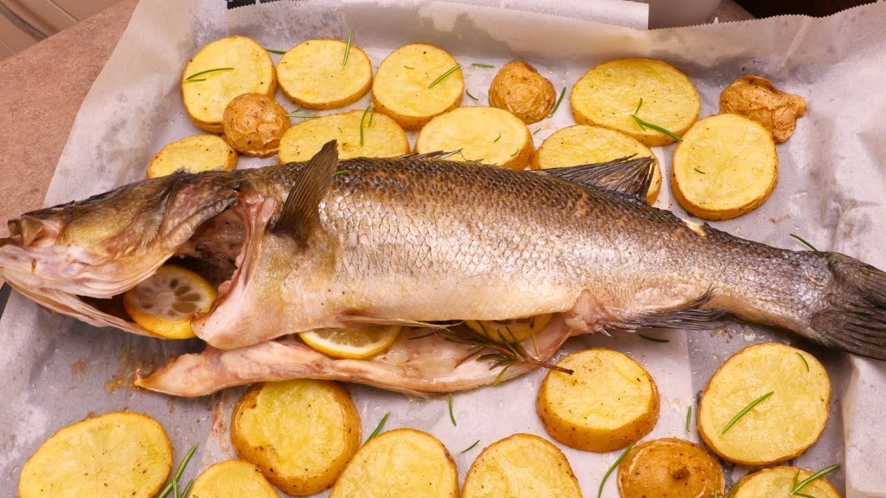 SPIGOLA AL FORNO CON PATATE