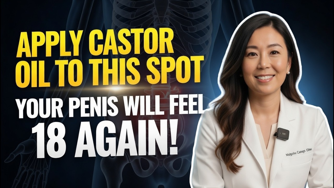 Men Over 50 : Apply Castor Oil HERE for Stronger Flow and Natural Performance | Dr. Mika Hayashi