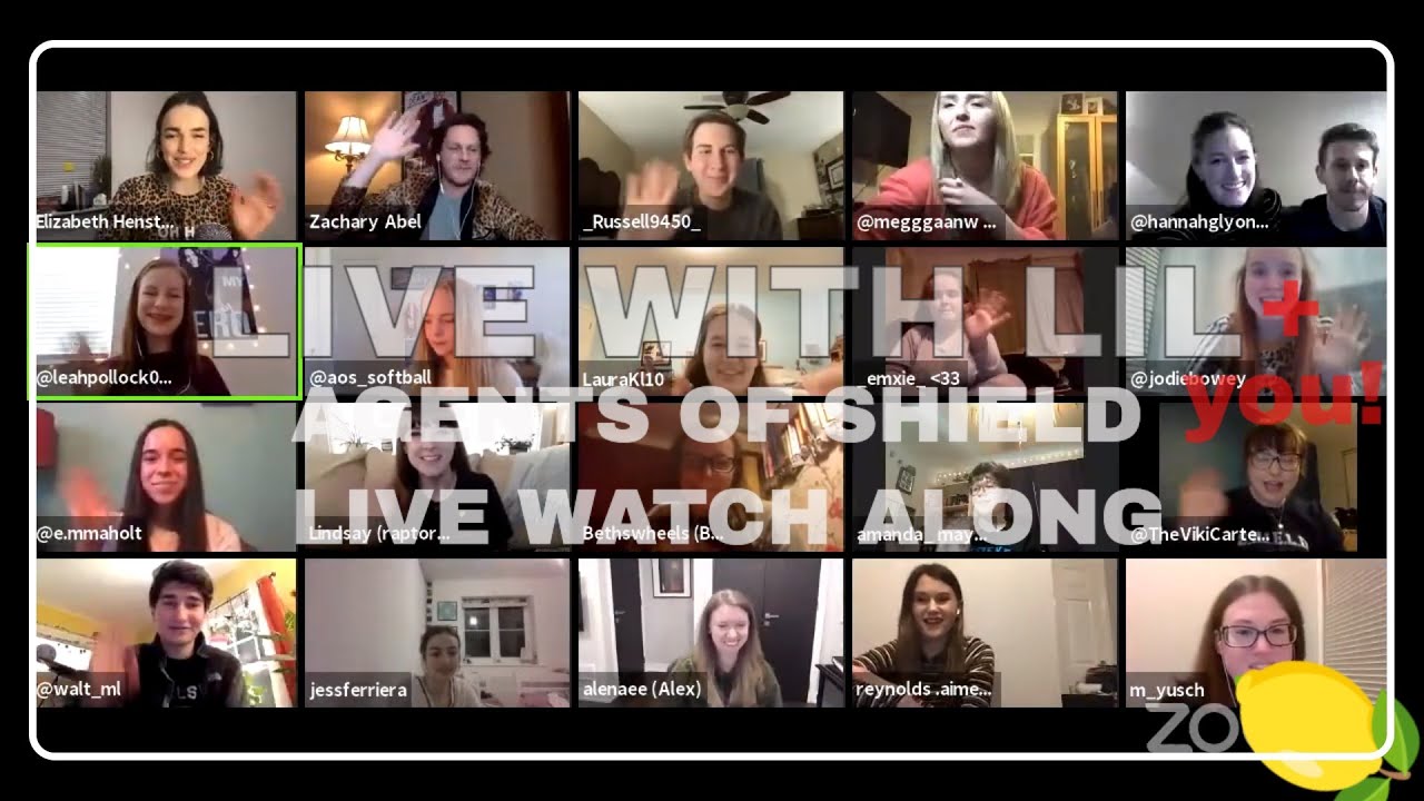 FAN SPECIAL: Live with Lil! AGENTS OF SHIELD Watch Along!