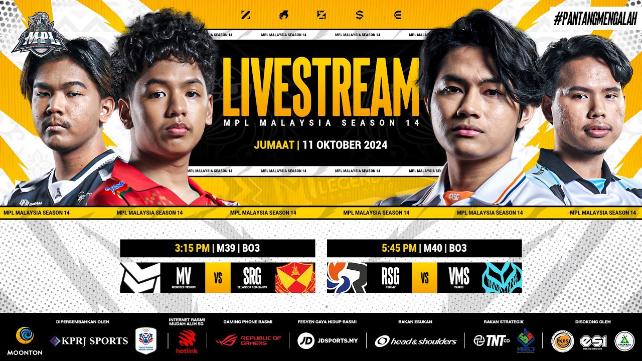 [BM] MPL MY Musim 14 Regular Season Minggu 6 Hari 1