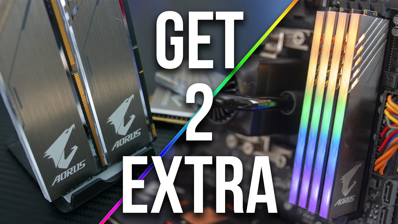 Pay For 2 But Get 4 - AORUS RGB Memory Review
