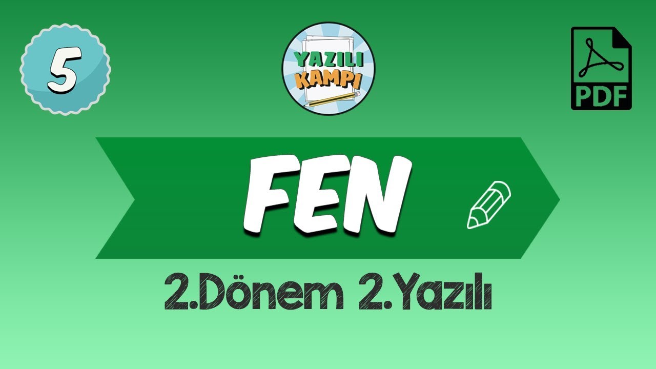 5.Sınıf Fen Bilimleri | 2.Dönem 2.Yazılı Provası