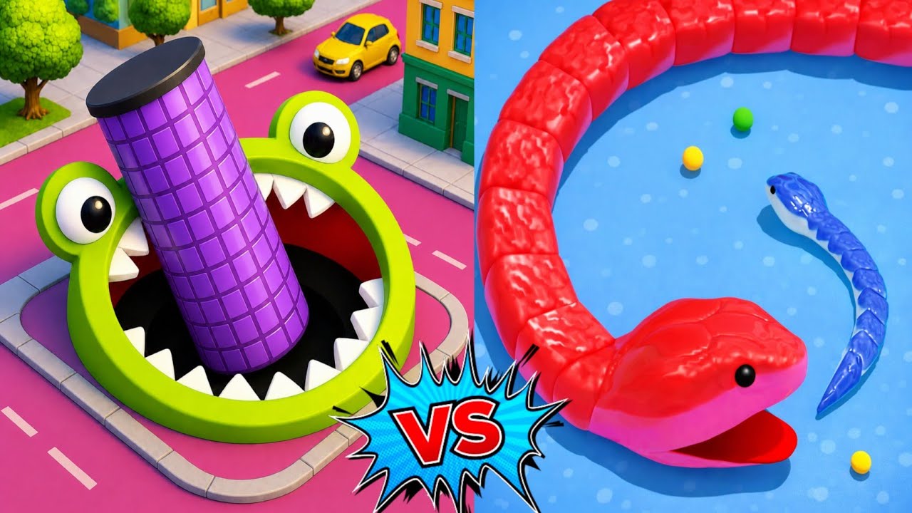 SNAKE CLASH.IO vs HOLE.IO - Ultimate Gameplay Comparison! Which is the Best? #241 