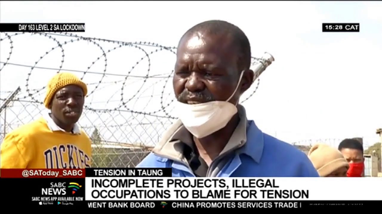 Unfinished RDP houses project creating rifts among residents of the Greater Taung