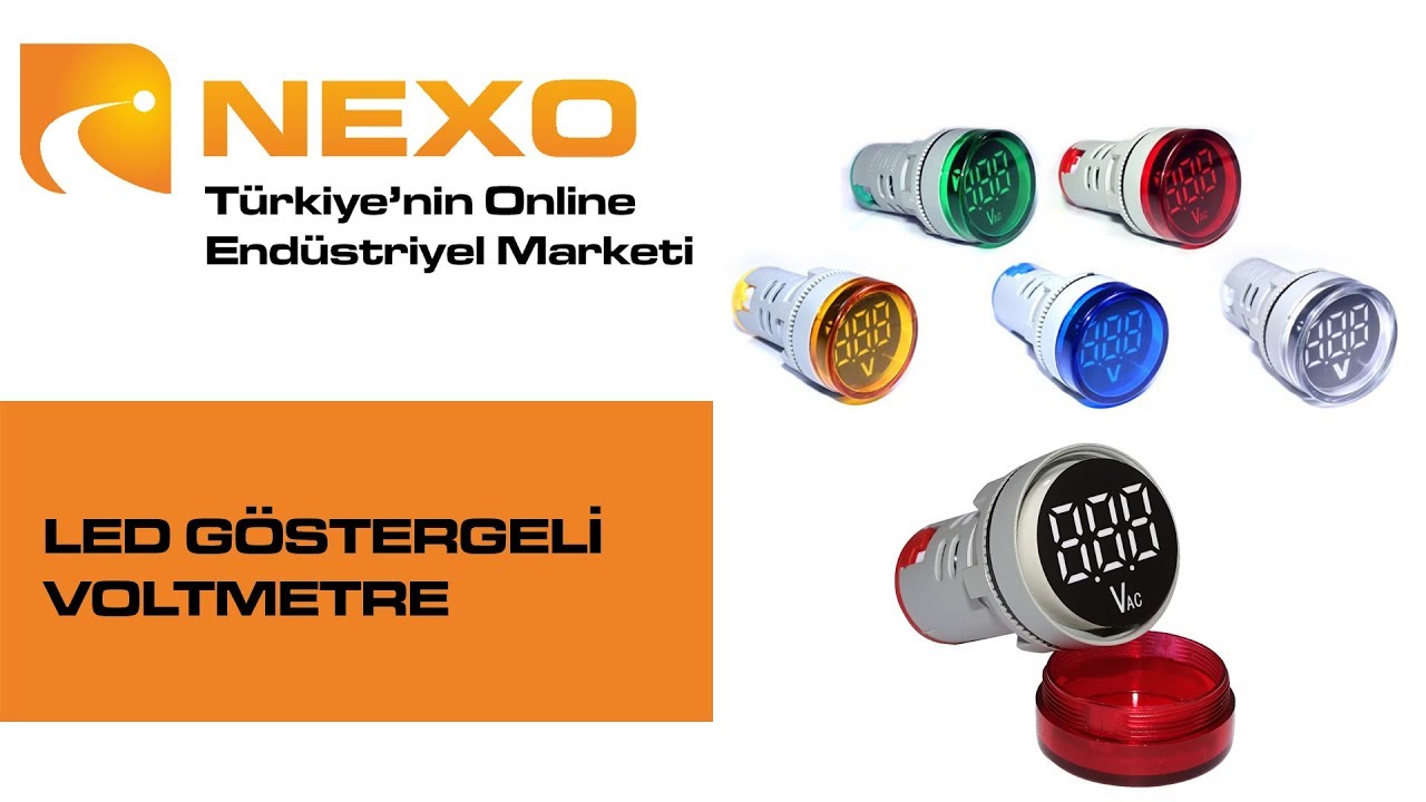 Led G&ouml;stergeli Voltmetre