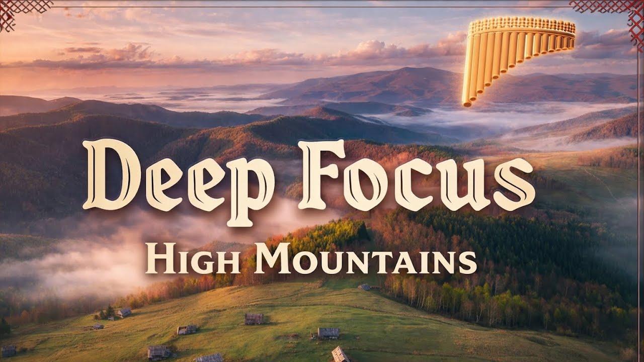 Deep Focus Background Music - No ADS | EDM Flute | Morning in the mountains