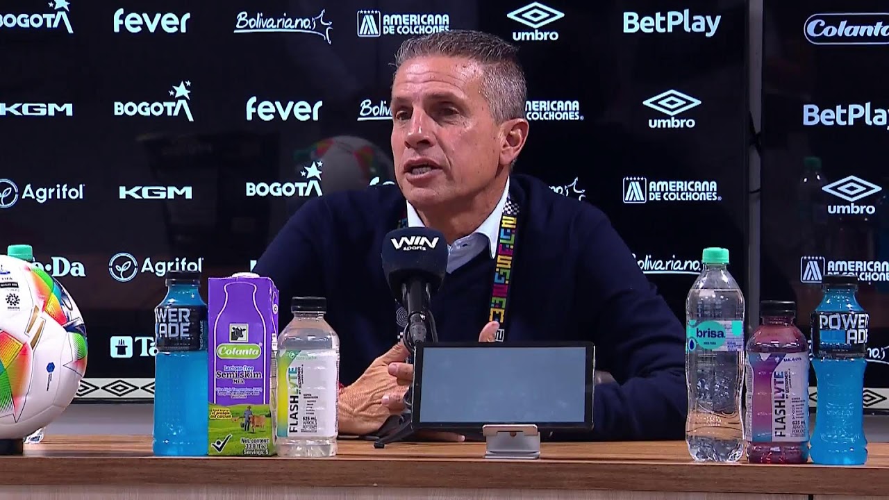 Rueda de prensa de Internacional de Bogotá tras su partido con Cali