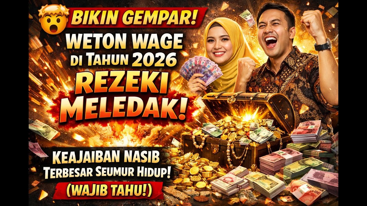 BIKIN GEMPAR! Weton WAGE di Tahun 2026 Rezeki MELEDAK dan Keajaiban Nasib Terbesar Seumur Hidup!!.