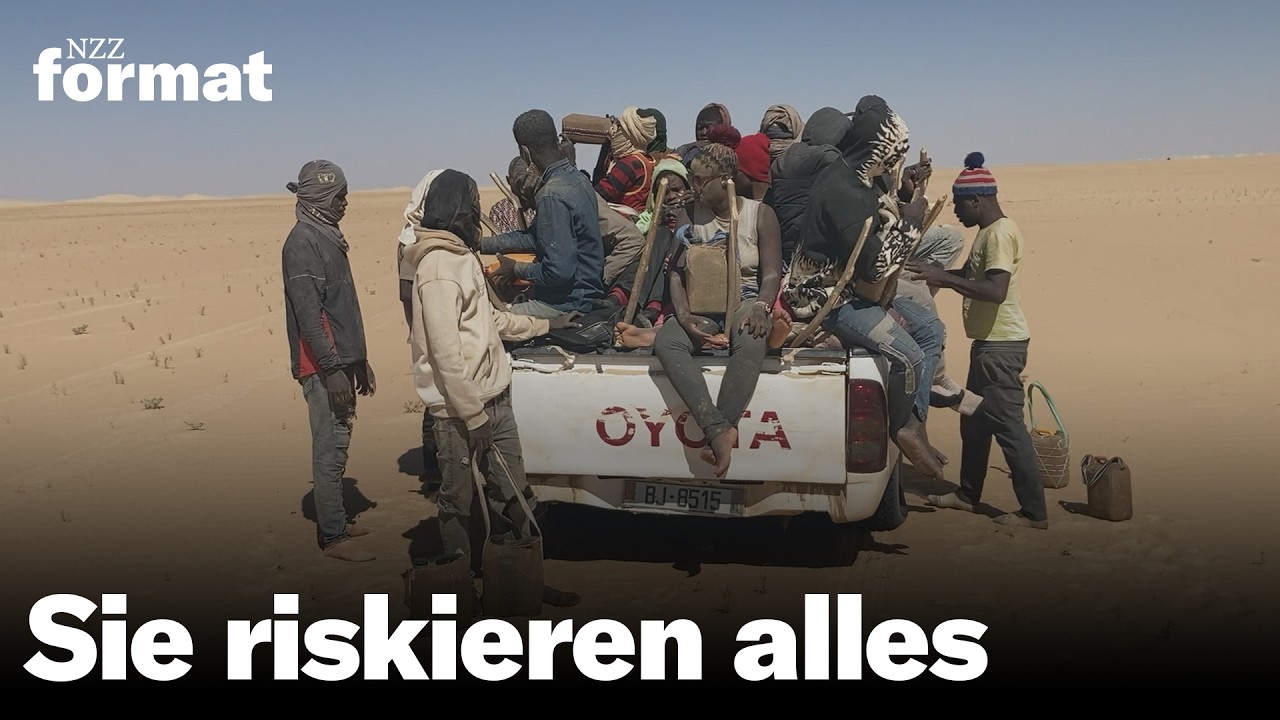 Migranten auf dem Weg nach Europa – durch die gefährlichste Wüste der Welt | Doku NZZ Format