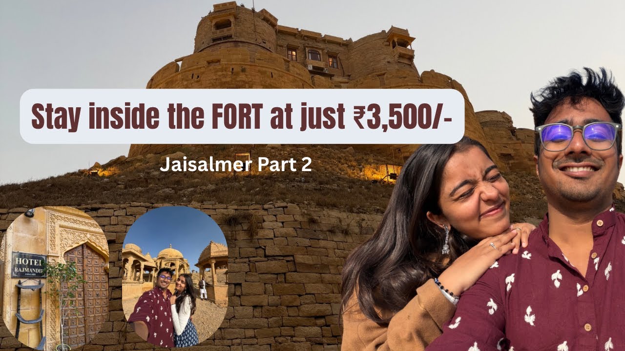 Stayed inside the FORT | Amazing Experience | Jaisalmer Part2 | Things to do in Jaisalmer #Jaisalmer