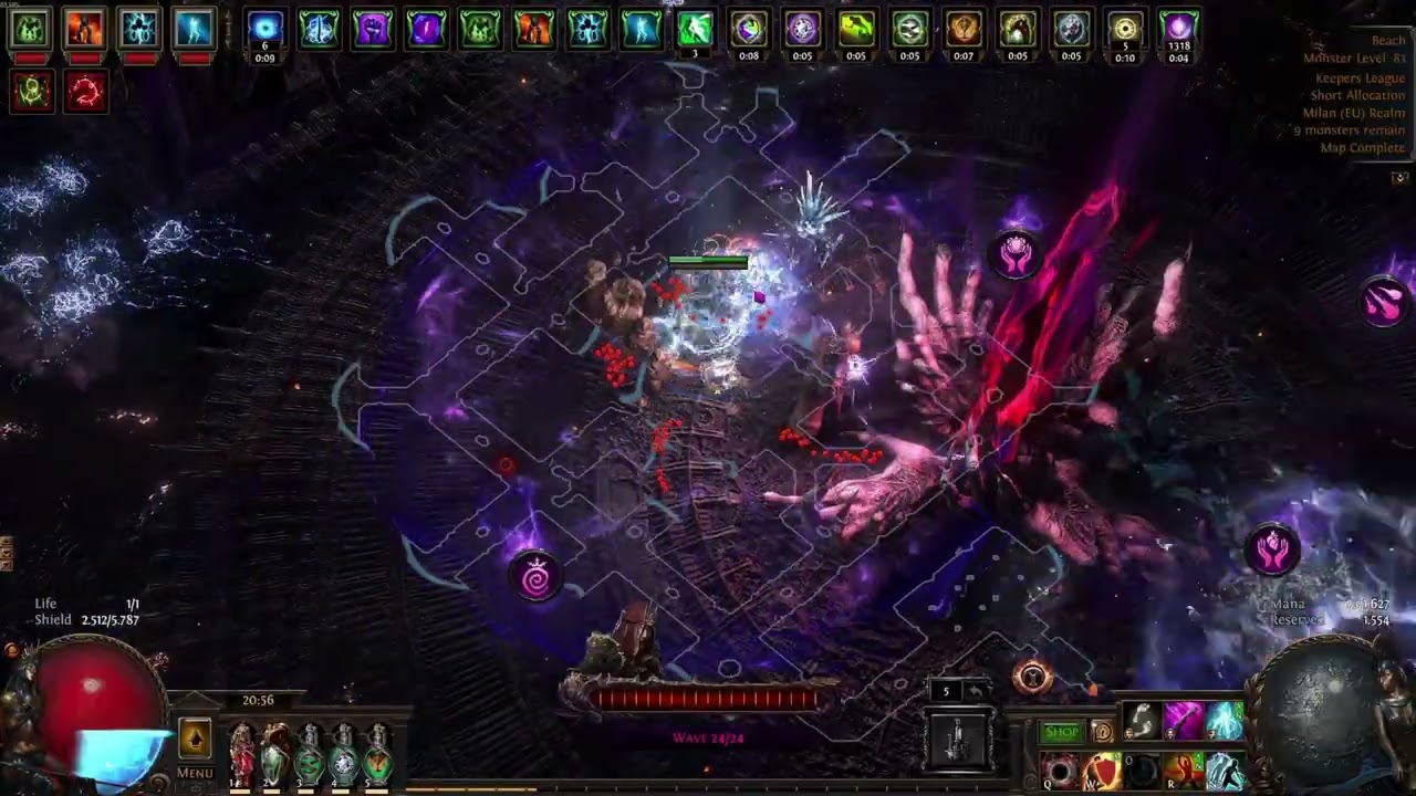Spellslinger Orianna -- Hydrosphere + Ball Lightning of Static Elementalist