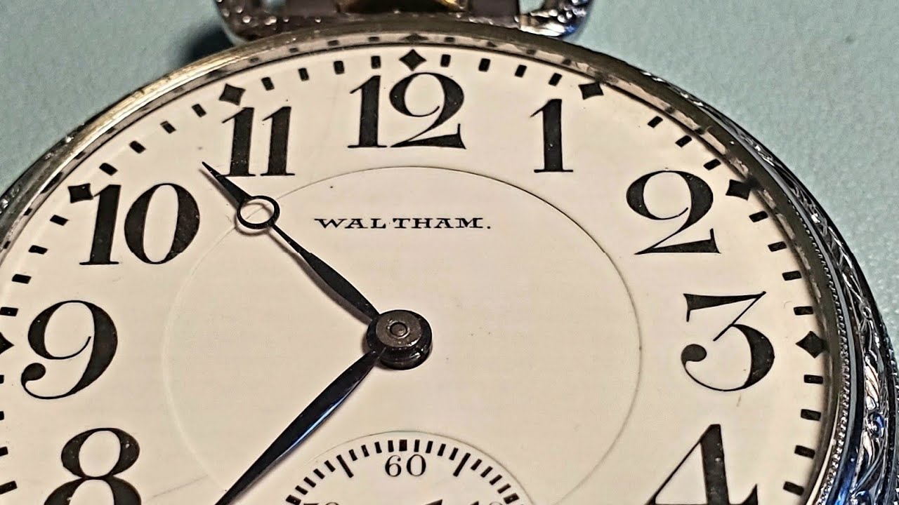 Он бежал на 20 минут быстрее! Ремонт карманных часов Waltham Riverside
