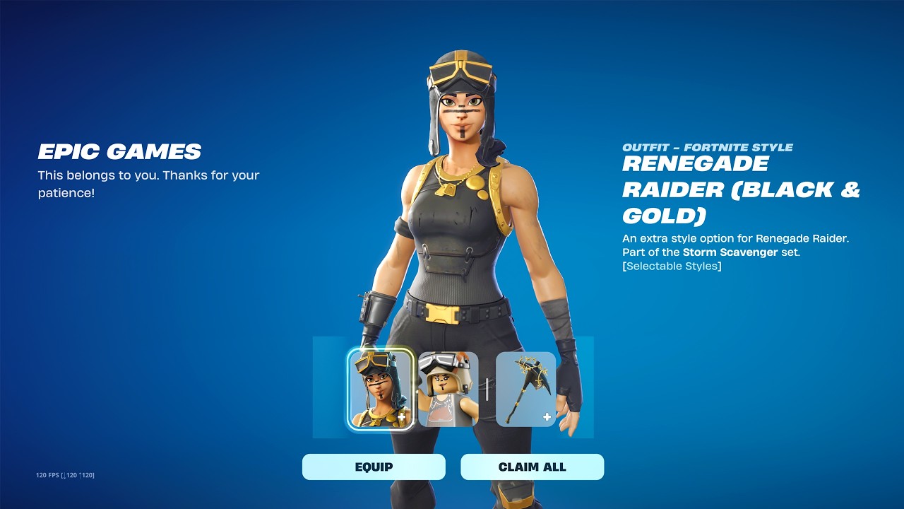 EXCLUSIVE NEW Renegade Raider Style UNLOCKED!