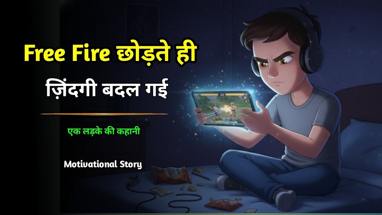Free Fire छोड़ते ही ज़िंदगी बदल गई | एक लड़के की कहानी | Motivational Story