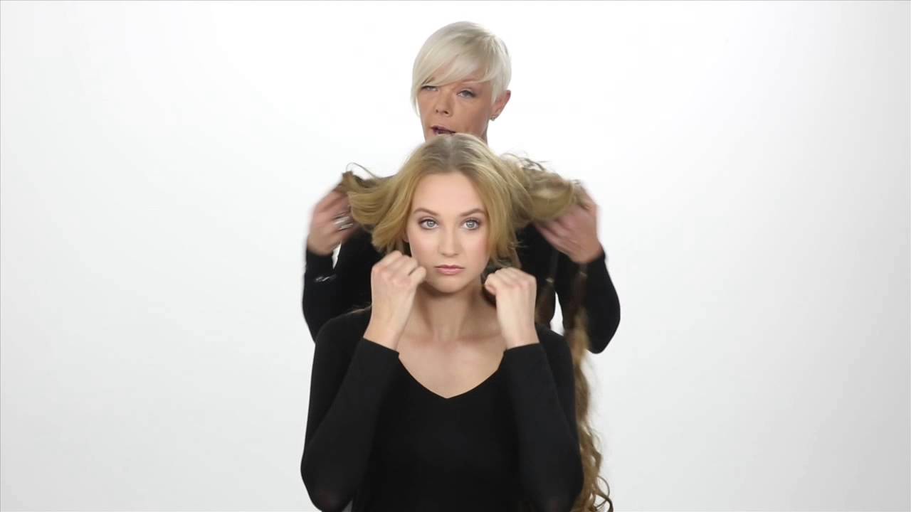 Luxhair HOW Tabatha Coffey How To Wear 3 Circle Extensions
