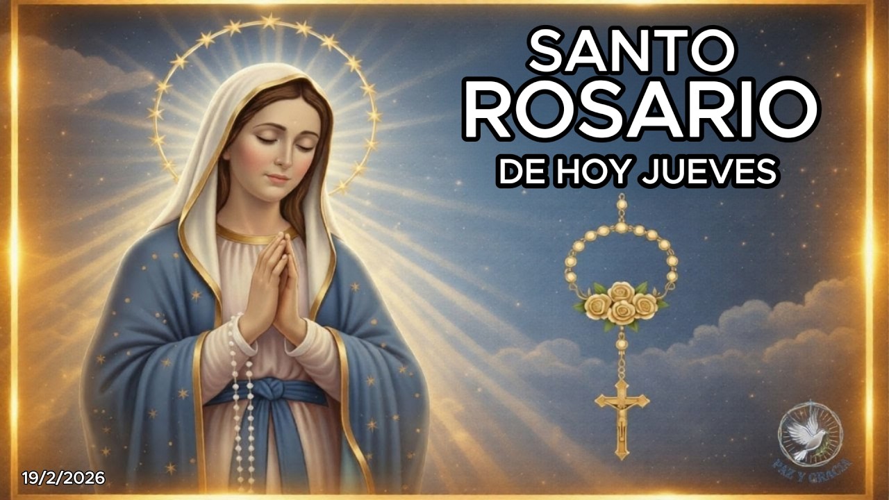 SANTO ROSARIO DE HOY JUEVES 🌹 Encuentra Calma en tu Alma y Paz en tu Hogar | Misterios Luminosos